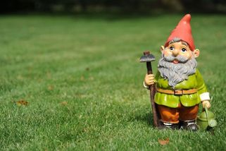 Zahradní trpaslík v akci. Sousedský spor o malý pruh trávníku řešily soudy - Novinky