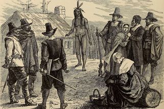 Z lesa vyšel indián a pozdravil plynulou angličtinou. Samoset zachránil vyhladovělé osadníky a pak si řekl o pivo