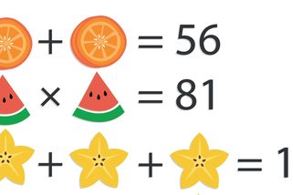Odhalte skryté číslo v tomto ovocném matematickém příkladu do 40 vteřin