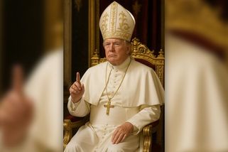 Donald Trump jako papež, prezident USA zveřejnil svou podobiznu - Novinky