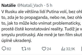 Vachatová tvrdí, že „většina lidí Putina volí“. Zamlčuje ale, že ruské volby nejsou svobodné