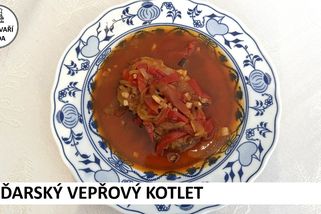 Maďarský vepřový kotlet | Dnes Vaří Děda