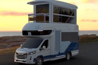 Unikátní obytný vůz s výhledem z druhého patra - Garáž.cz