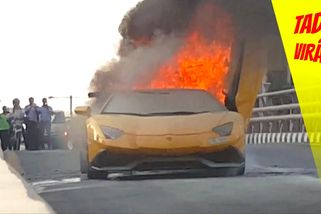 Drama na silnici: Machrovala s novým sporťákem, ten jí začal okamžitě hořet | Tady virál