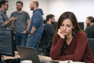 Při studiu informatiky mi vadily vtipy o tom, že jsem žena. V práci bych byla ráda aspoň za ně - Médium.cz