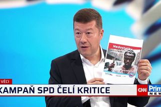 Okamura hájí ostrou kampaň SPD: Nestrašíme, k pobodání migranty dochází každý den | CNN Prima News