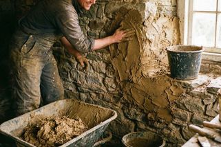 Děda věděl, proč se tam nesmí dávat beton. Hliněná mazanina dýchá, nepraská a reguluje vlhkost