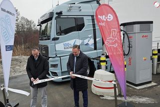 Česko má druhou nabíječku uzpůsobenou pro kamiony. Stojí u Prahy