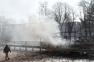 Ostřelování Kyjeva pokračuje, tvrdě se bojuje u Charkova