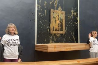 Na Monu Lisu chrstly polévku. Bojují tím prý za zdravé a udržitelné potraviny - Seznam Zprávy