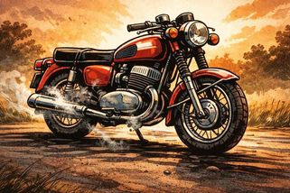 Jawa 350: Dva válce, dvoutakt a dvakrát tolik hluku. Ikona, která zněla víc, než jela. - Médium.cz
