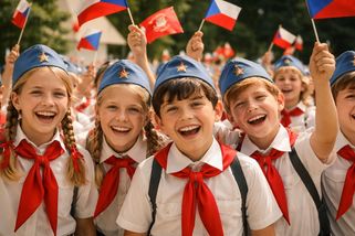 Pionýr za socialismu tloukl dětem do hlavy propagandu. Mohou do něj i vaše děti a stát to platí - Médium.cz