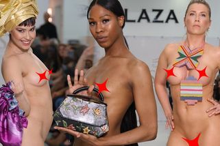 Modelky musely před zraky publika na molo úplně nahé: Přehlídka doplňků v Nizozemsku posouvá hranice - Super.cz