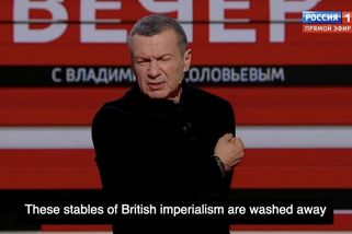 Debata v ruské televizi: Mír, to jsou rakety a naše jednotky v Berlíně, Londýně a Paříži - Novinky