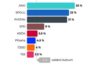 Další průzkum: ANO by opět vyhrálo, ne však tak drtivě - Novinky