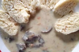 Když jsem tenhle pajšl na smetaně dělala poprvé, doma se na mě dívali dost nedůvěřivě! Stačila ale jedna porce s knedlíkem a otočili