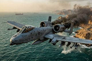 Záchranná mise se změnila v noční můru: U Hormuzu spadl americký Warthog