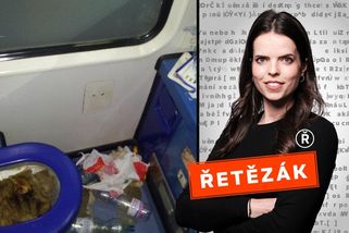 Odporné fotografie zpustošeného vlaku se v Česku šíří internetem. Terčem jsou Ukrajinci - Novinky