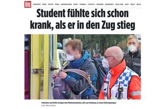 Manévry na nádraží v Hamburku: Dva lidé šli z vlaku na infekční kvůli podezření na smrtící vir - Novinky