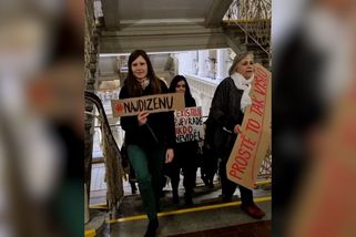 Při volbě jihomoravského hejtmana protestovala stovka žen - Novinky