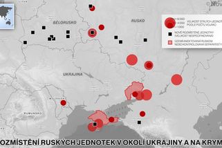 Kde všude jsou ruské jednotky kolem hranic Ukrajiny - Novinky