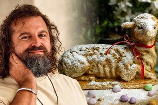 Jogurtový beránek Josefa Maršálka se vždy povede: Je mramorovaný, vláčný a provoněný kávou