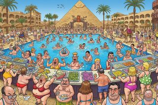 SATIRA: Egyptský resort: Pravý ráj pro odvážné (nebo ty s trvalým poškozením mozku) - Médium.cz