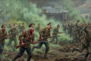 Plyn je měl vyhladit. Ze zelené mlhy se ale vynořili zohavení Rusové a Němce odrazili - Médium.cz