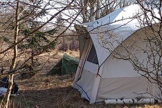 Pod Javorovou ulicí v Měšicích vzniklo tábořiště bezdomovců plné výkalů a psů