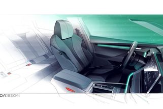 Škoda představuje interiér důležité novinky. Je z materiálů, o kterých jste nikdy neslyšeli. A něco nám připomíná - Garáž.cz