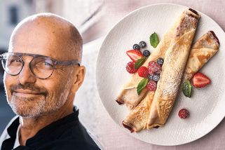 Palačinky podle receptu Zdeňka Pohlreicha: Jemné a krásně vláčné, dochucené marmeládou a pocukrované chutnají skvěle