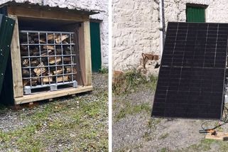 Sušárnu na palivové dřevo si vyrobil svépomocí. Má nulové provozní náklady a nepotřebuje údržbu