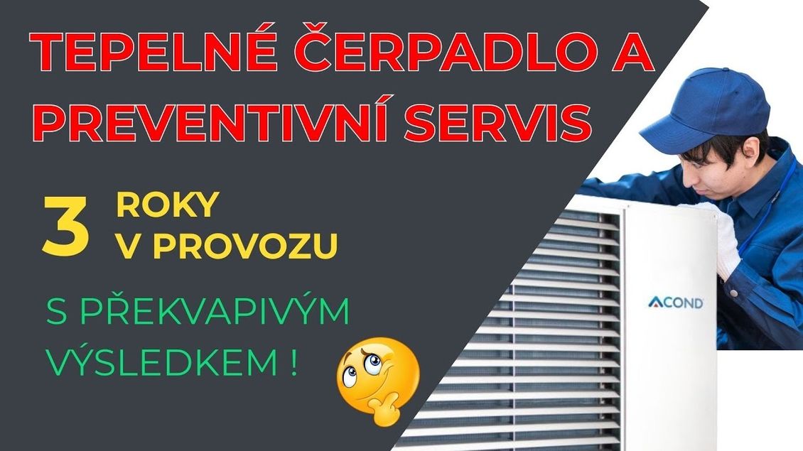 Máte tepelné čerpadlo? Tohle vás čeká při preventivním servisu (Acond, 3 roky)