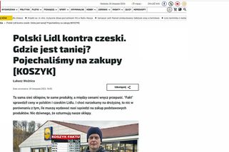 Poláci žasnou nad českými cenami. Nedivíme se, že ti chudáci nakupují u nás - Novinky