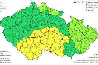 Kromě ledovky hrozí i vydatné sněžení, varují meteorologové - Novinky