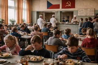 Školní jídelny za socialismu byly jako z hororu: Přísné vychovatelky, játra, plíčky a přeslazený čaj - Médium.cz