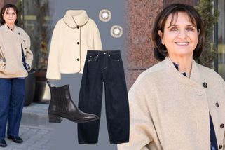 Omlazující outfit Veroniky Freimanové nejen pro dámy 70+: Světlá bundička ke klasické džínovině sedí
