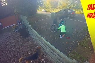 Maskovaní zloději chtěli okrást cyklistu. Statečná žena na ně vyběhla s lopatou | Tady virál