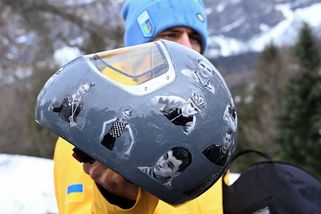 Glosa: Ukrajinský skeletonista neuhnul. Jeho helma bude slavná - Seznam Zprávy