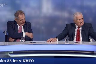 Zeman a Klaus diskutovali o NATO. „Na Ukrajině by byl český voják legitimním cílem,“ shodli se - Novinky