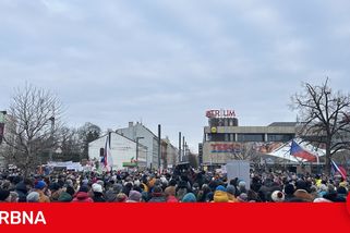 GALERIE: V Hradci Králové se na podporu prezidenta sešly stovky lidí