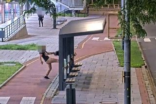 Vandala v Ostravě, který si troufl na přístřešek na zastávce MHD, překvapila rychlá reakce strážníků