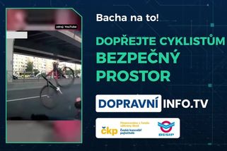 Dopřejte cyklistům bezpečný prostor | Dopravniinfo.tv