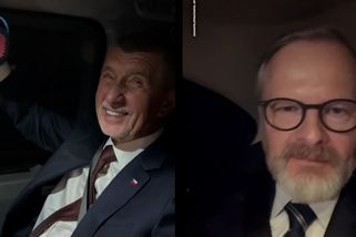 Babiš natočil po debatě v autě eskamotérský kousek. Fiala se obává o jeho zdraví | Novinky.cz: Domácí