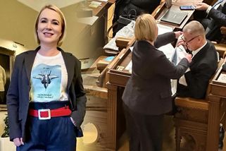 Jana Černochová exhibovala před Andrejem Babišem: Vyprsila se v tričku se stíhačkou – eXtra.cz