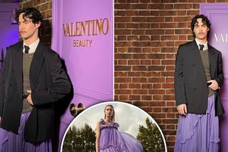 Že jsou šaty jen pro ženy? Vítěz SuperStar si to nemyslí! Podívejte se na jeho model z hedvábí