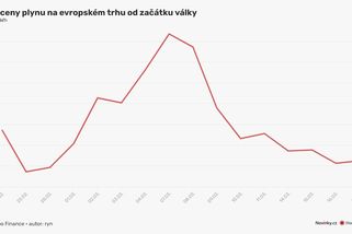 Cena plynu v Evropě letí dolů. Za týden klesla o 70 procent - Novinky