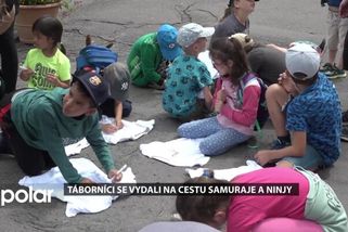 Táborníci se vydali na cestu samuraje a ninjy, na které bylo i Vagonářské muzeum