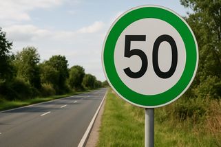 V Evropě se objevují nové dopravní značky s limitem 50 km/h. Liší se barvou a čeští řidiči je často nepoznají