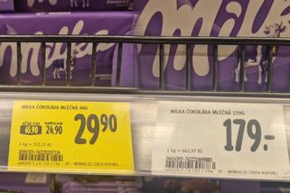 Obchodníci využívají nový trik s velkým balením. Spoléhají na nepozornost zákazníků - Novinky